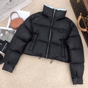 Prada Women's Black Puffer Coat